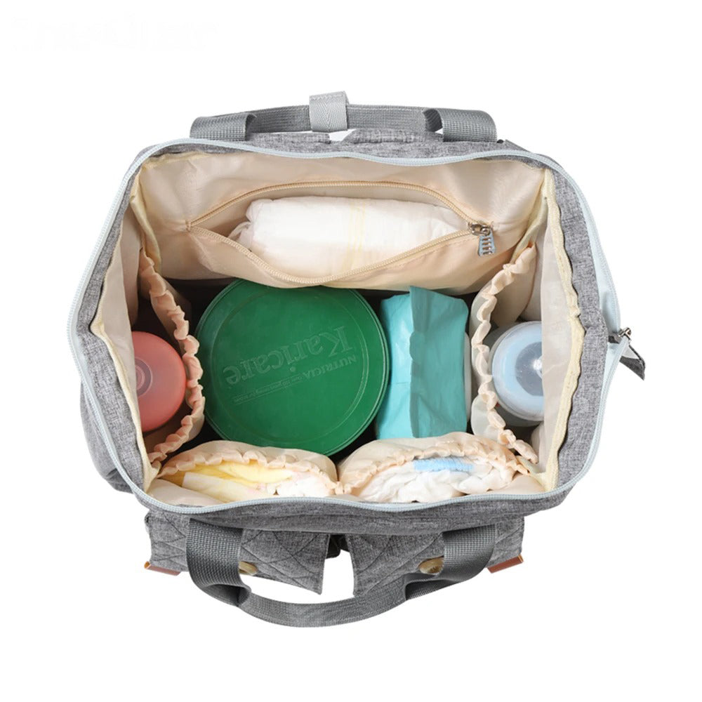 Fashion Diaper Backpack – Maternity Travel Bag with Stroller Straps & Changing Pad