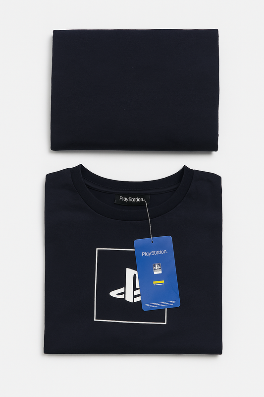 PlayStation Boys’ Lounge Set – Navy Logo Tee & Joggers