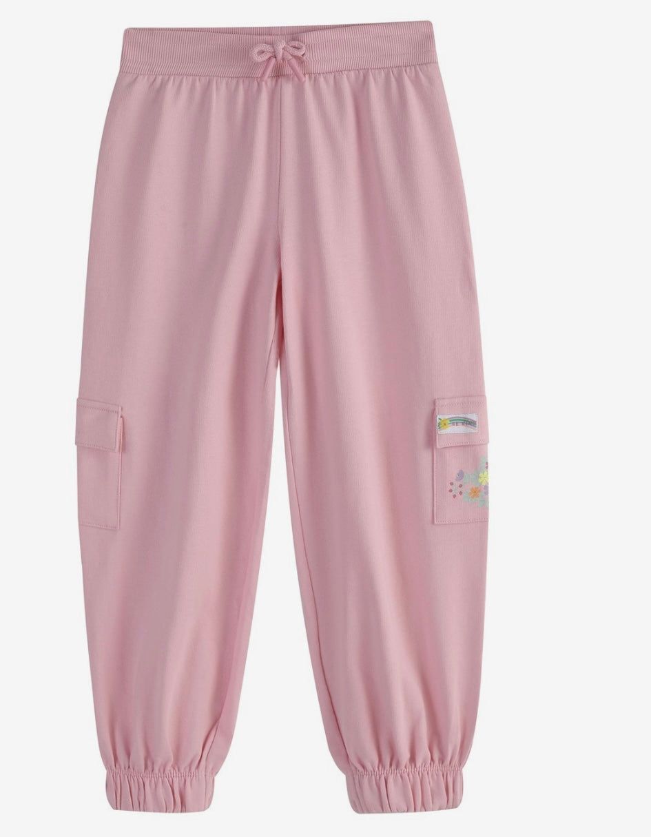 Kindness & Flowers Hoodie Set – Pink