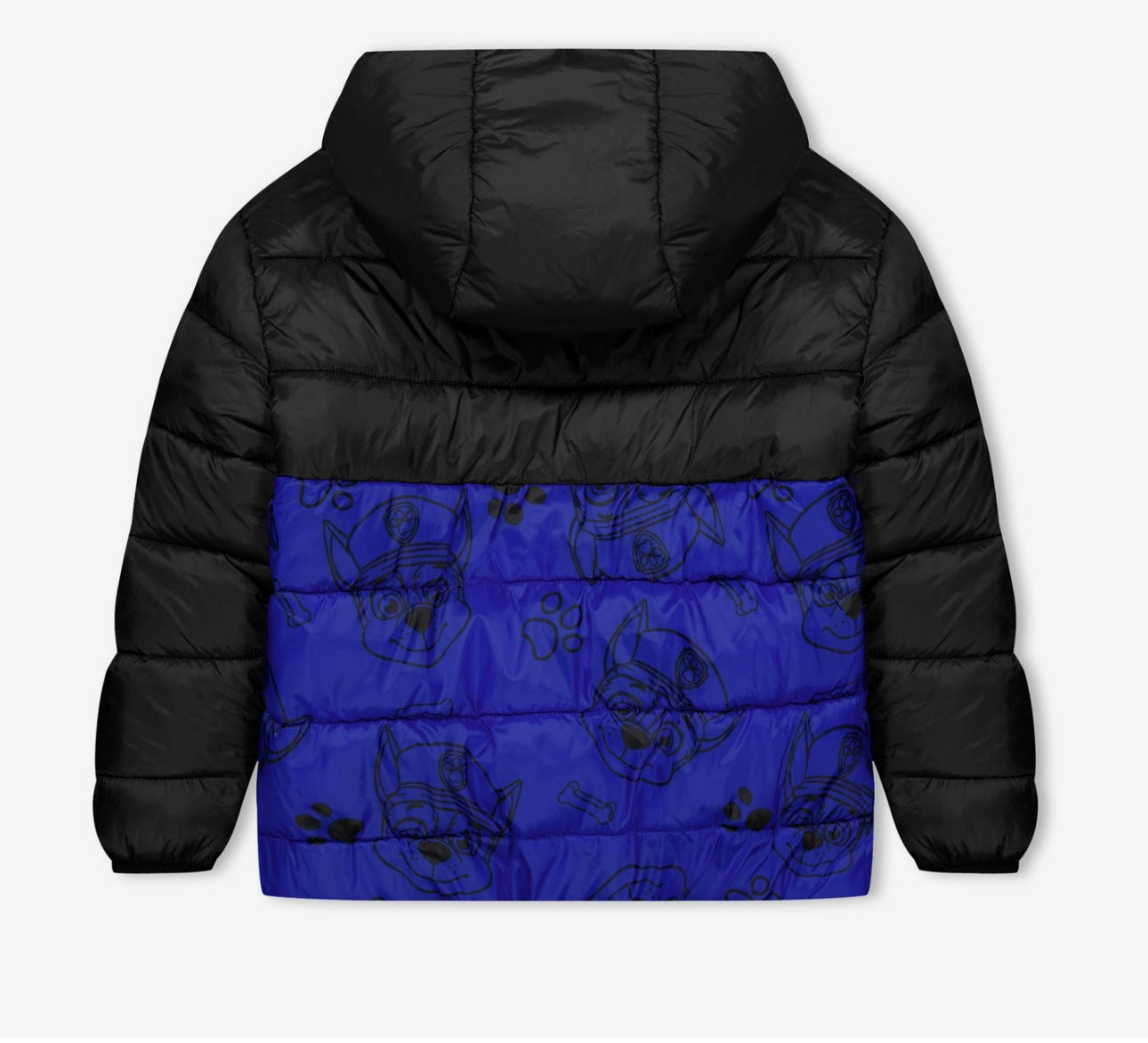Paw Patrol Puffer Jacket – Chase Design (Black & Blue)
