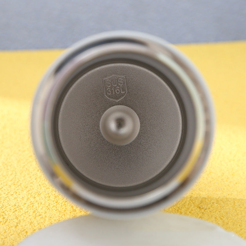 Cute Water Bottle – 316 Stainless Steel Kids Cup with Bounce Lid
