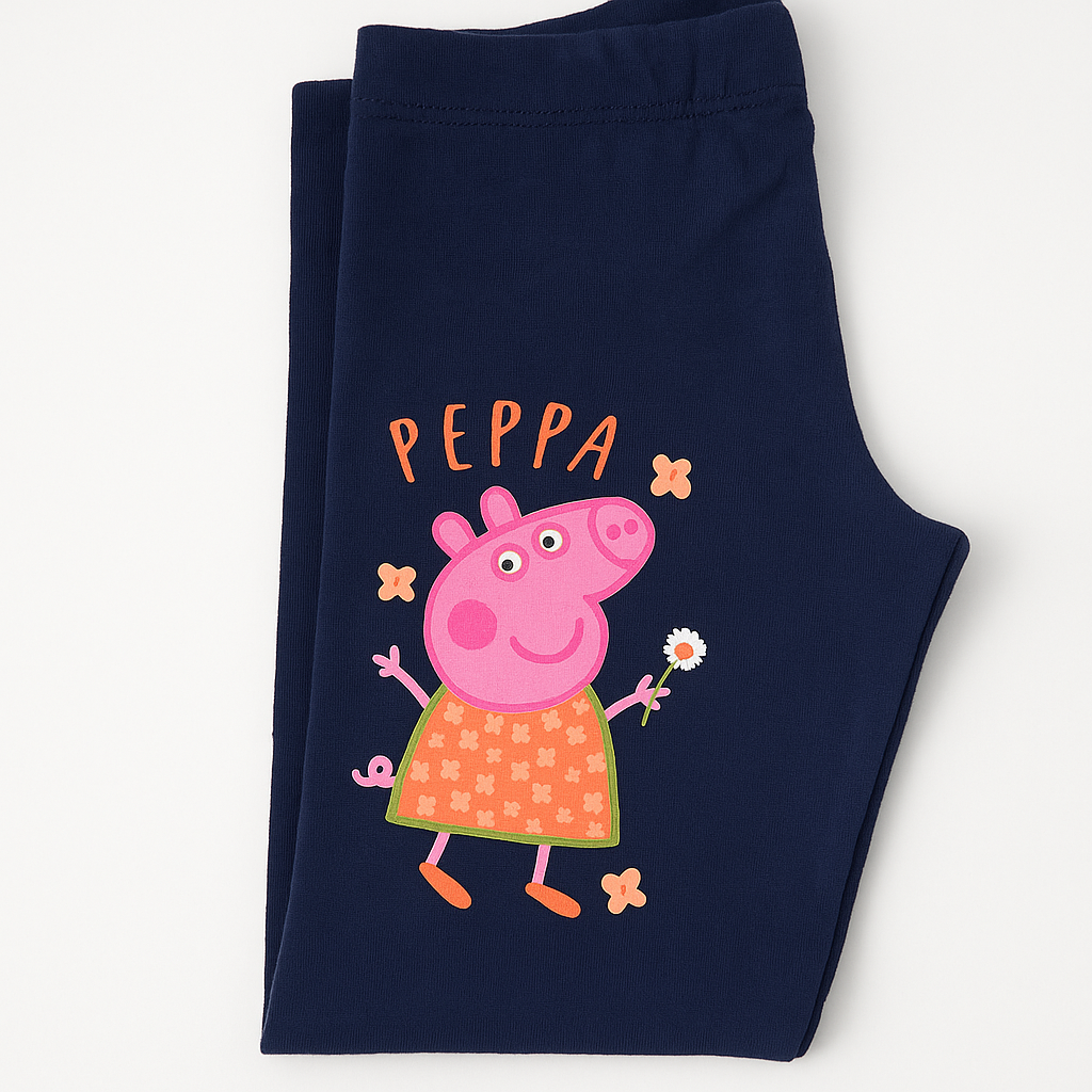 Peppa Pig Girls’ T-Shirt and Leggings Set – Floral Print