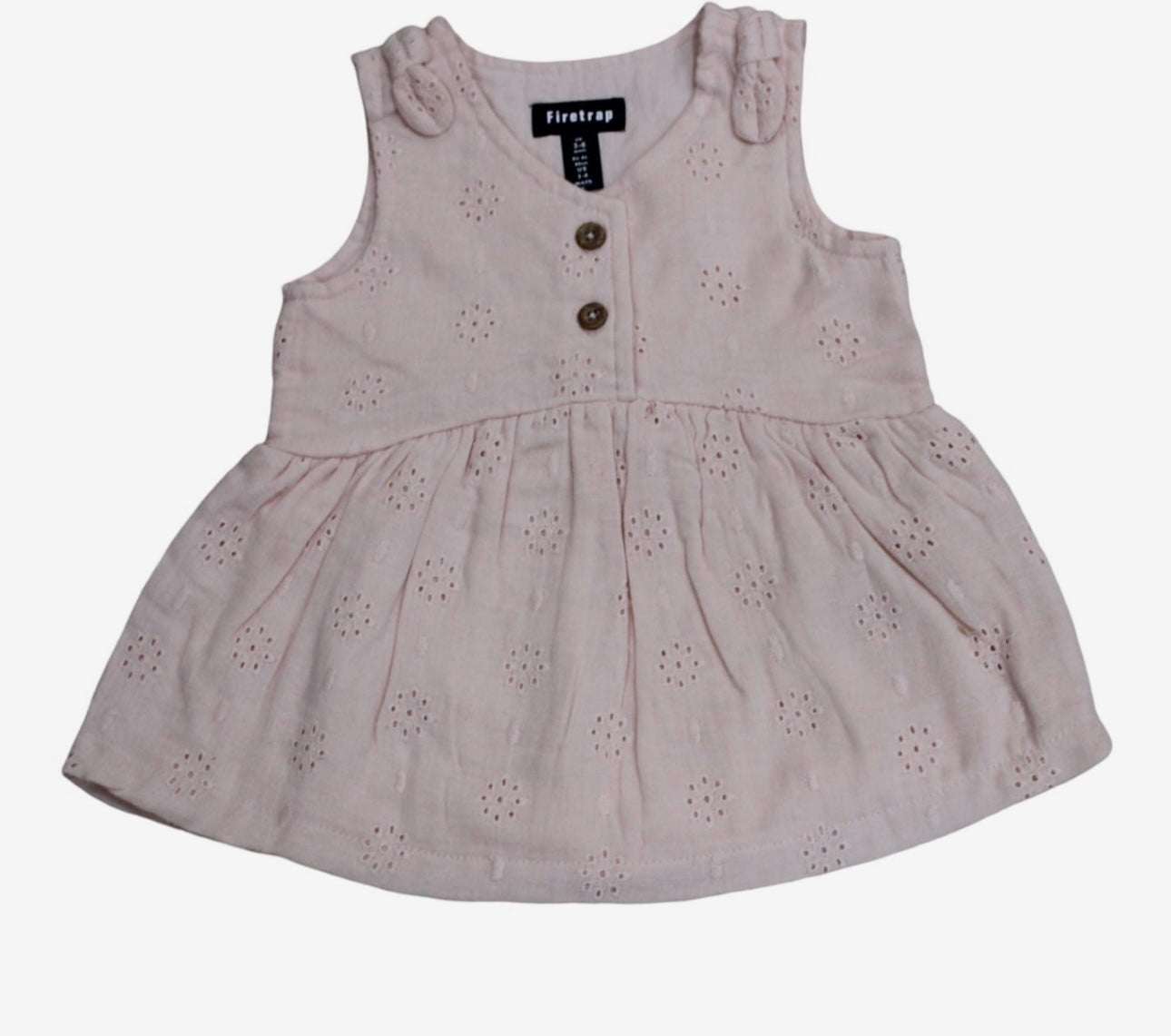 Blush Broderie Dress Set