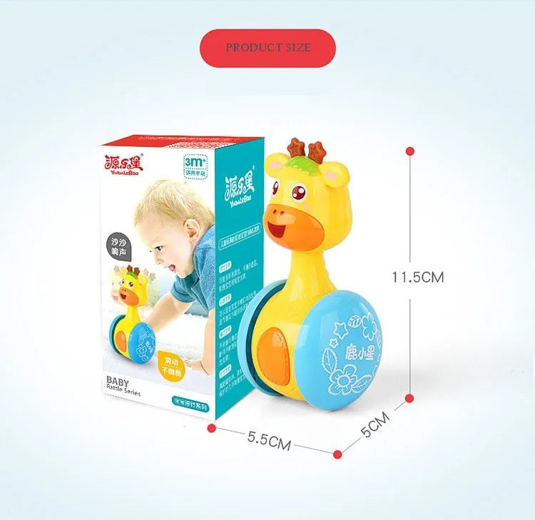 Deer Little Star – Soft Plush Bell Toy for Babies