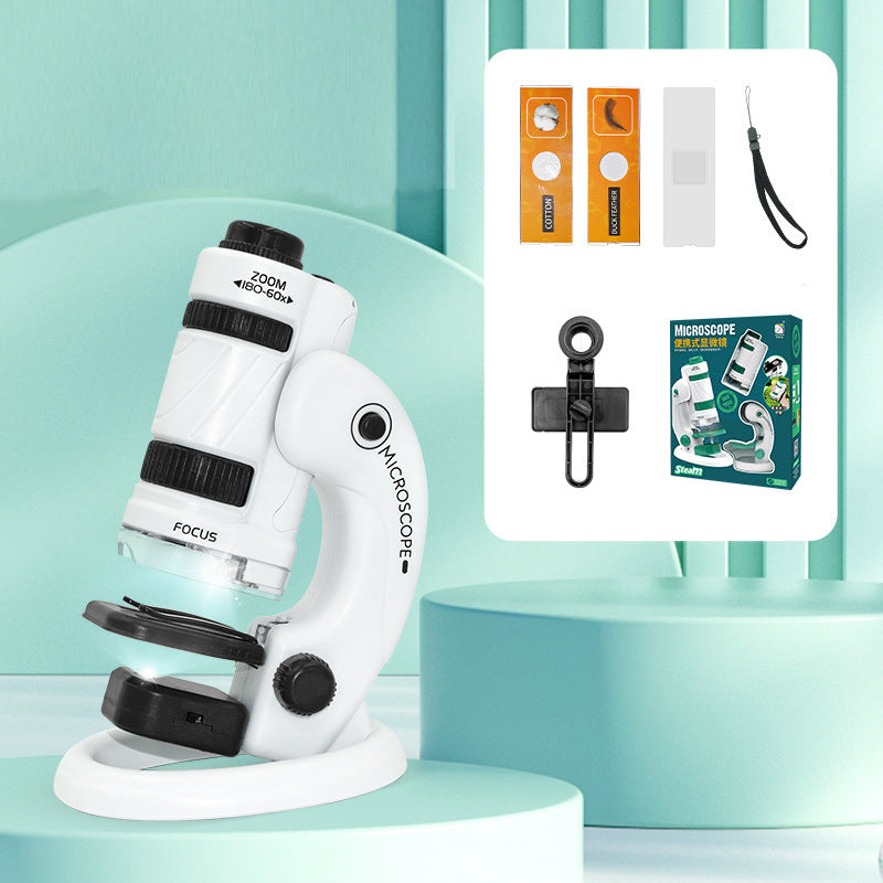 Children’s Handheld Microscope – Portable Science Set for Young Explorers
