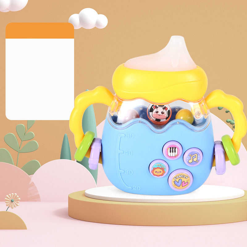 Baby Bottle Toy – Educational Musical Rattle & Teether
