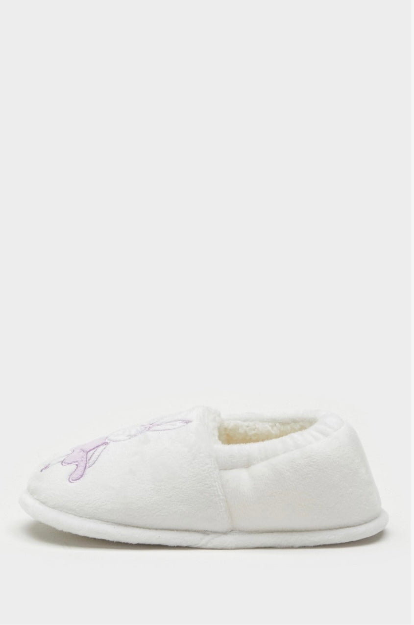 Bunny Slippers & Plush Toy Gift Set – Lilac Edition