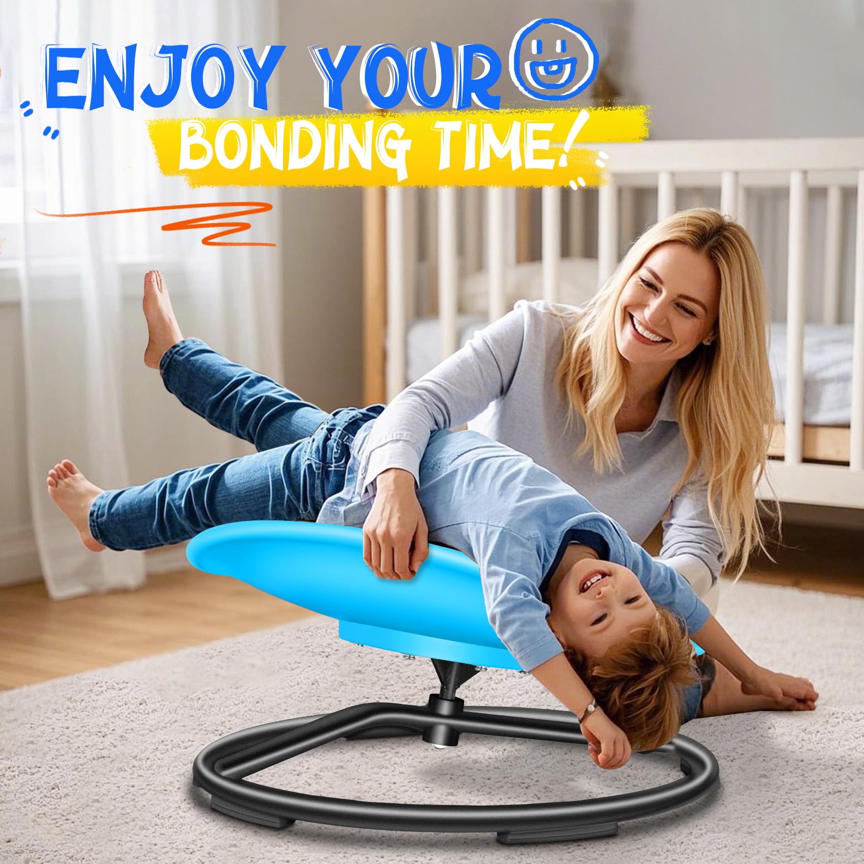 Children’s Spinning Balance Chair – Sensory Integration Rotating Disc Toy