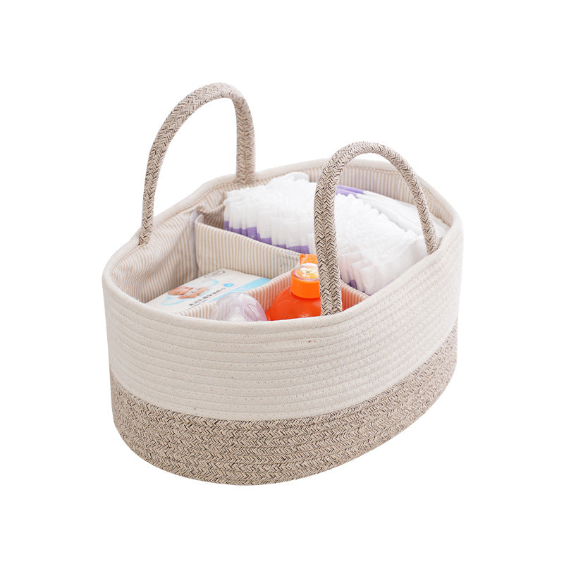 Portable Baby Storage Basket – Organized & Stylish