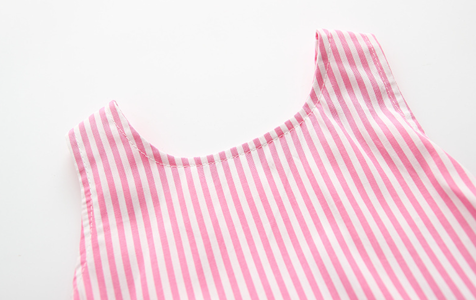 Summer Baby Girl Outfit – Back Bow Top & Shorts Set for Toddlers