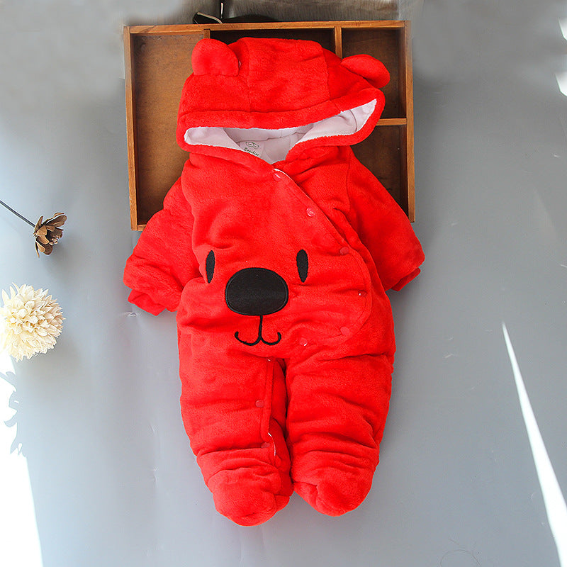 Cozy Baby Jumpsuit – Thick Autumn & Winter Romper for Boys and Girls