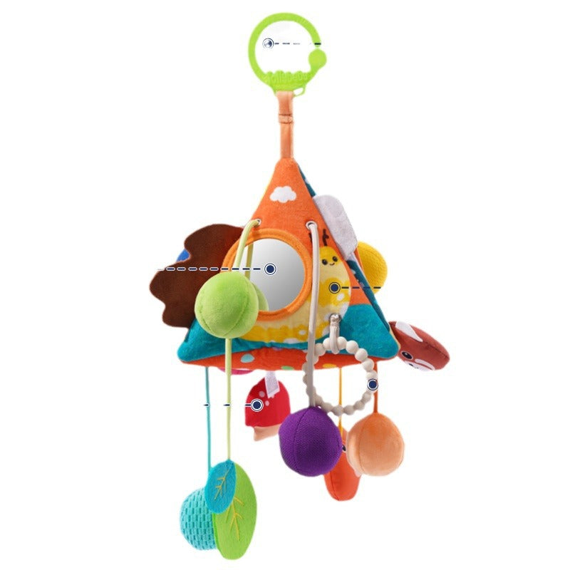 Chouchoule Baby Car Hanging Toy – Soft Plush Rattle for Newborns