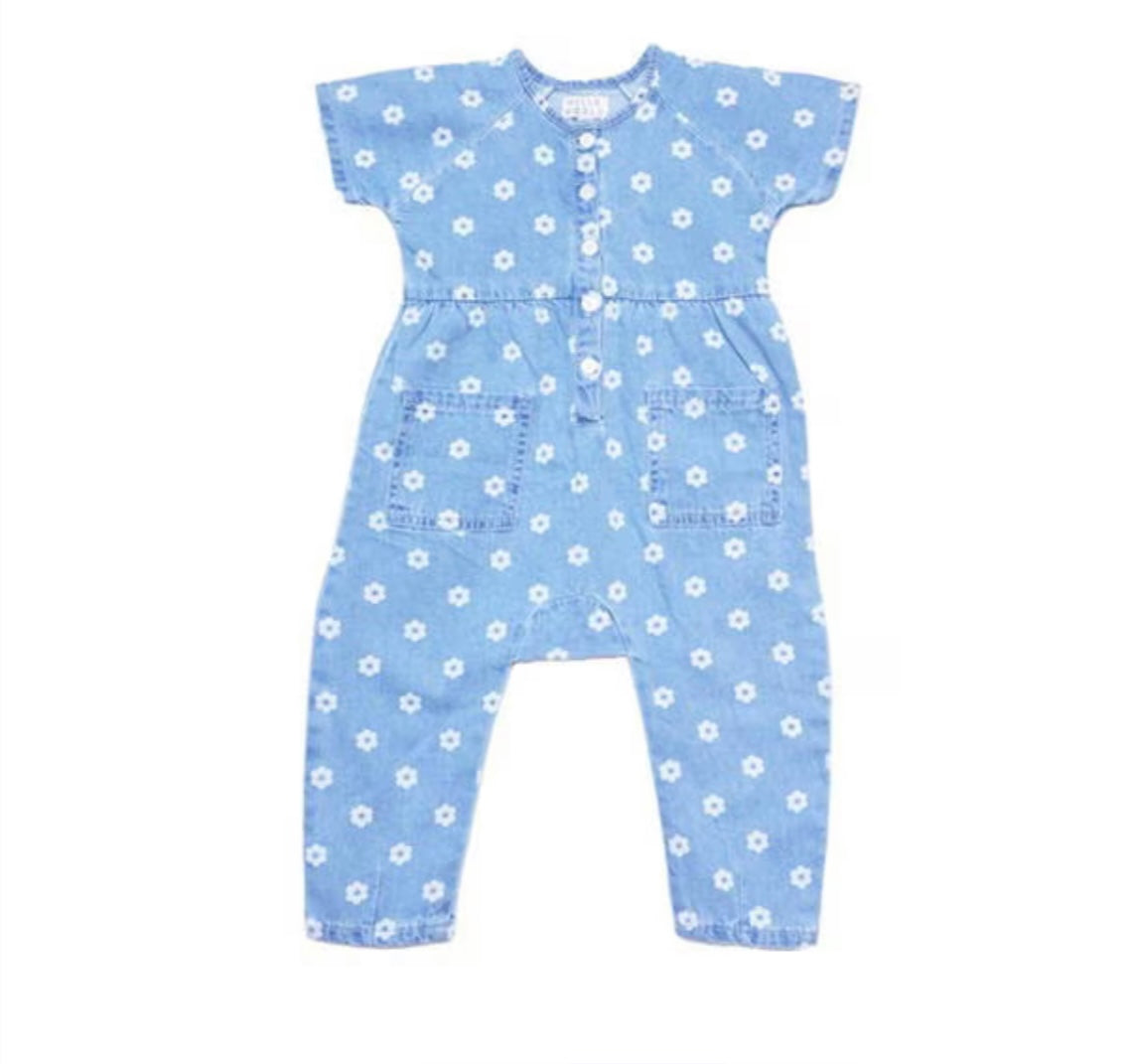 Daisy Denim Romper