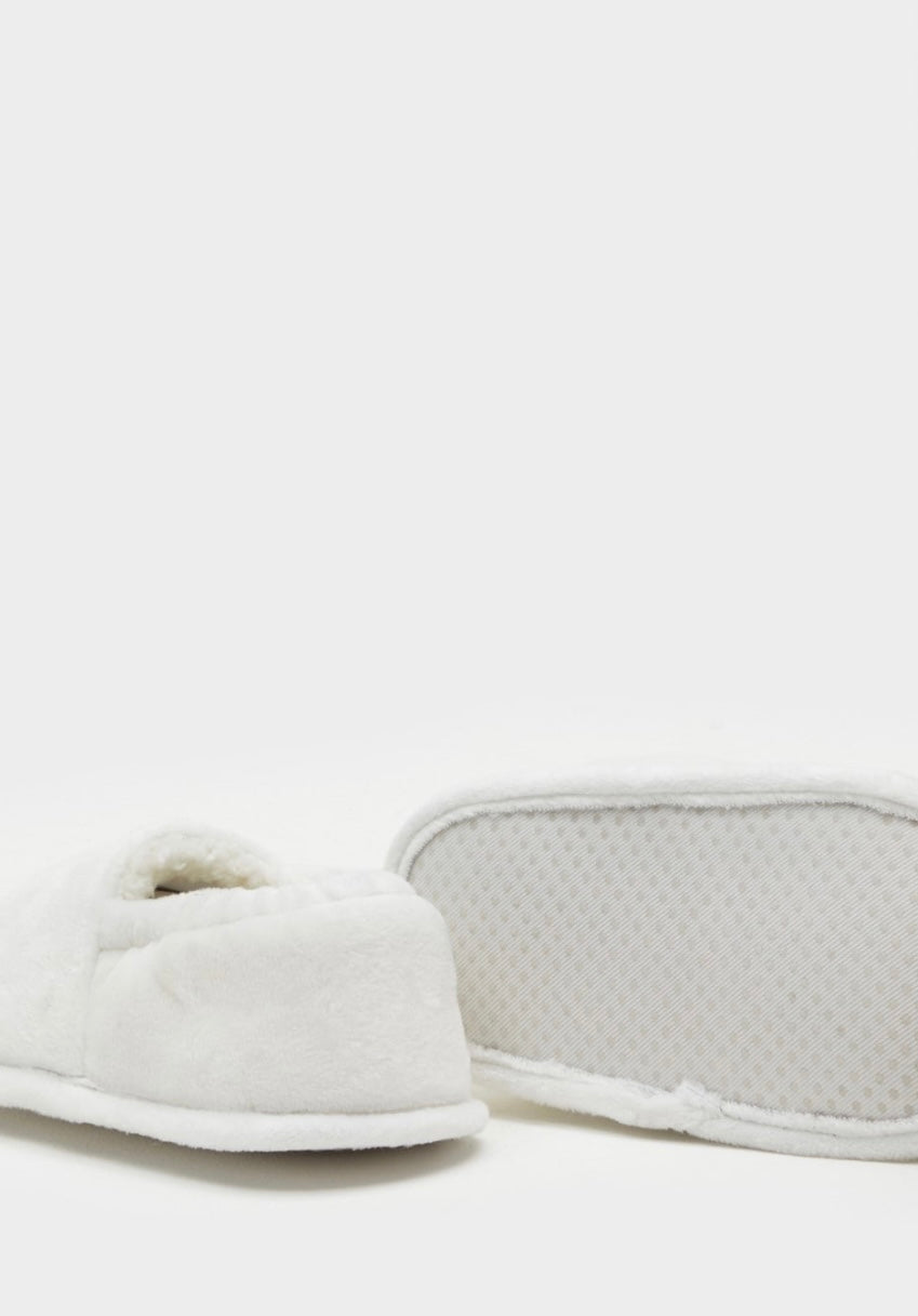 Bunny Slippers & Plush Toy Gift Set – Lilac Edition
