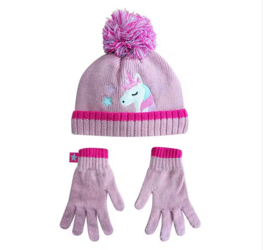 Unicorn Magic Winter Set – Hat & Gloves