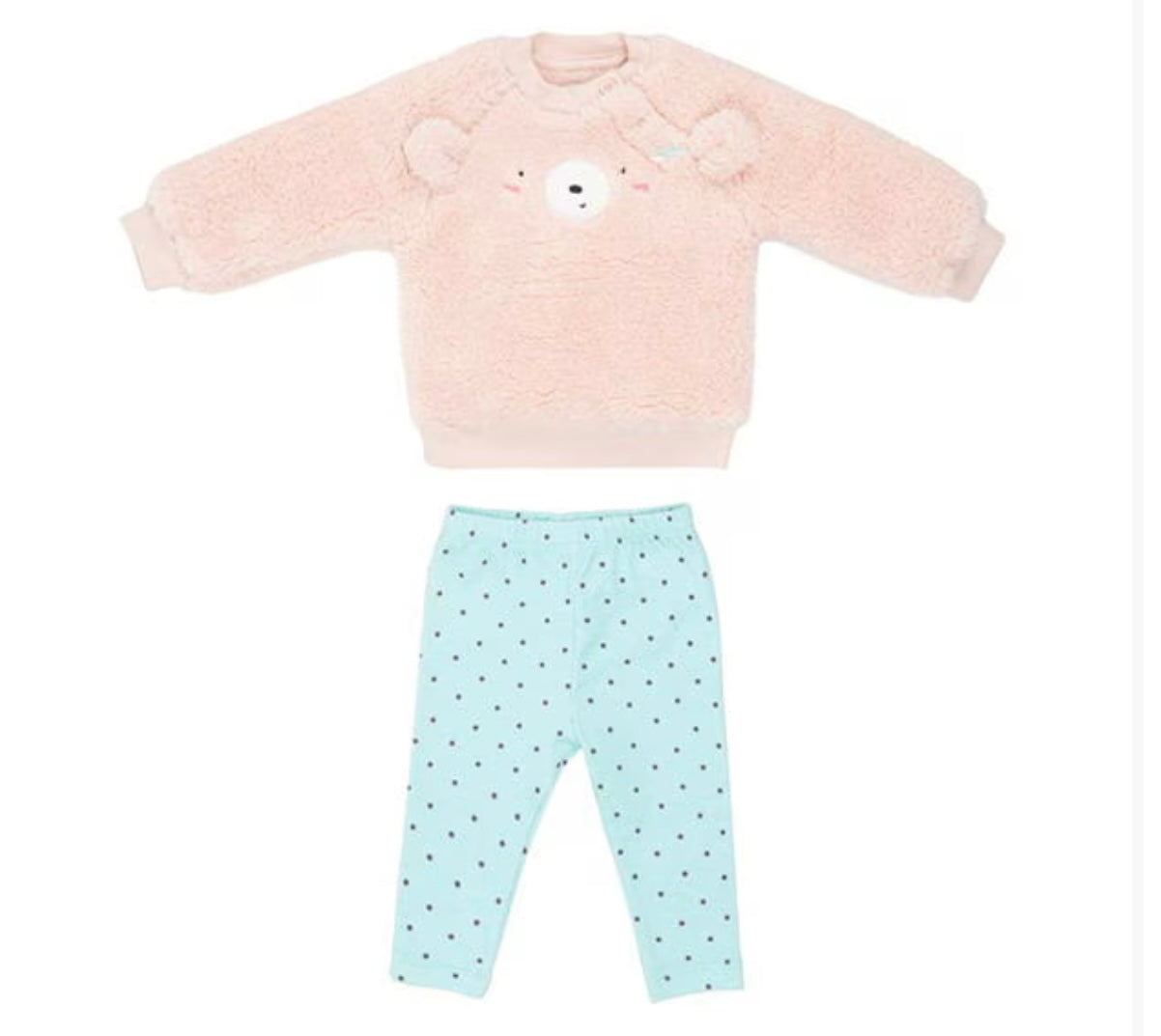 Teddy Days Set – Fluffy Top + Leggings