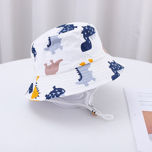 Dino Explorer Baby Sun Hat – Adjustable Strap