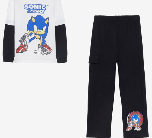 Sonic Prime 2-Piece Set – Long Sleeve Top & Joggers