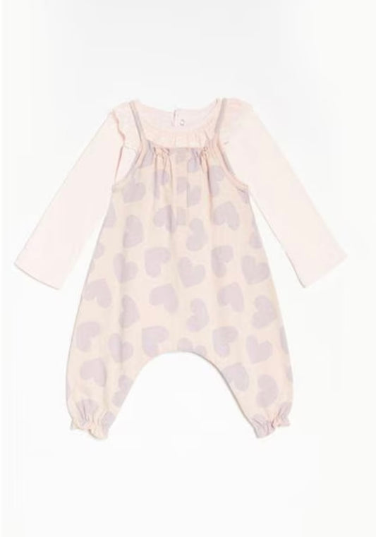 Sweetheart Layered Romper