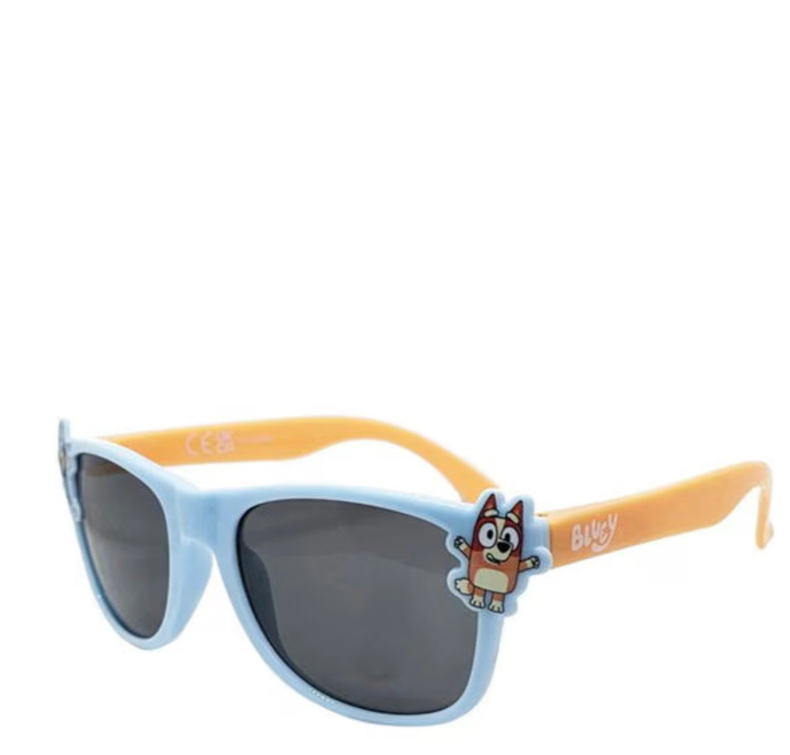Bluey & Bingo Kids’ Sunglasses – Sky Blue Edition