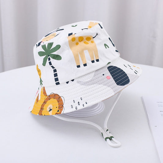 Safari Friends Baby Sun Hat – Adjustable Strap