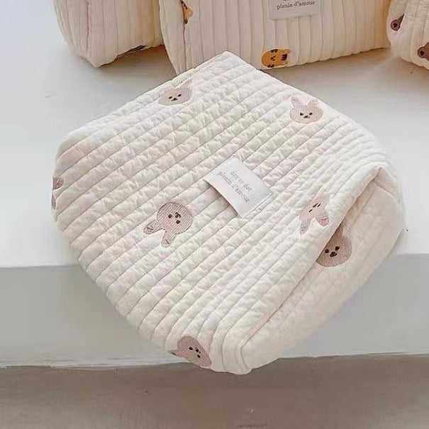 Bear-Themed Stroller Organizer – Compact Mommy Bag