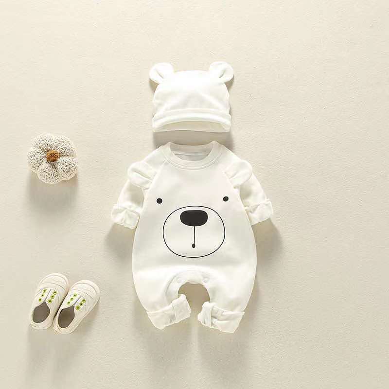 TikTok-Style Baby Romper – Super Cute Long-Sleeve One-Piece for Spring & Autumn