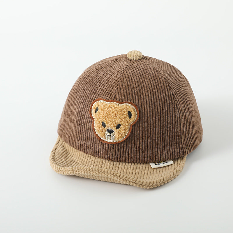 Cartoon Little Lion Baseball Hat – Autumn Sunshade Cap for Boys & Girls