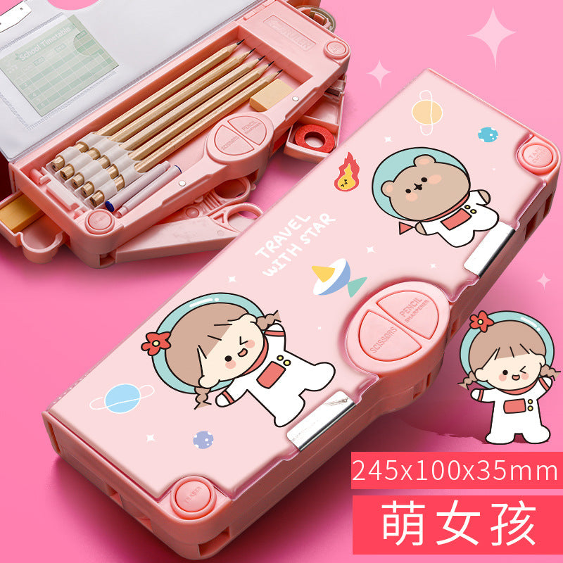 Multi-Functional Automatic Pencil Case – Perfect for Boys!