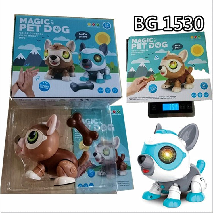 DIY Mechanical Dog – Voice & Touch Control Interactive Toy