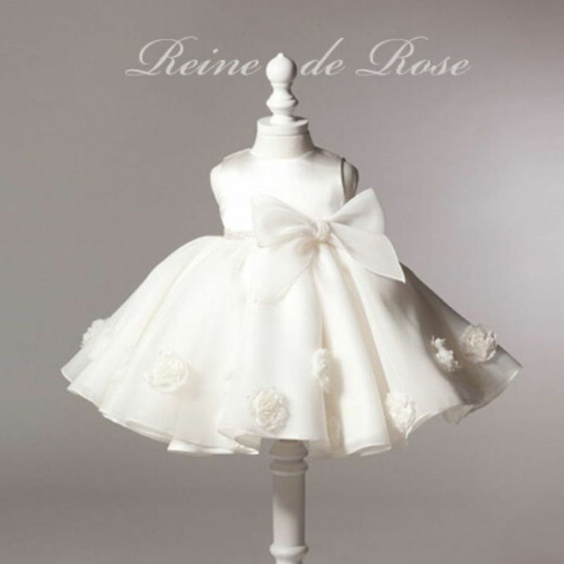 Baby Girl Princess Tutu Dress – 1st Birthday & Flower Girl Gown