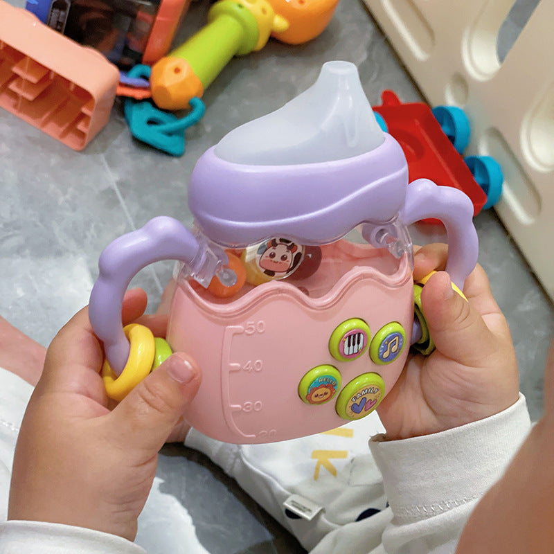 Baby Bottle Toy – Educational Musical Rattle & Teether
