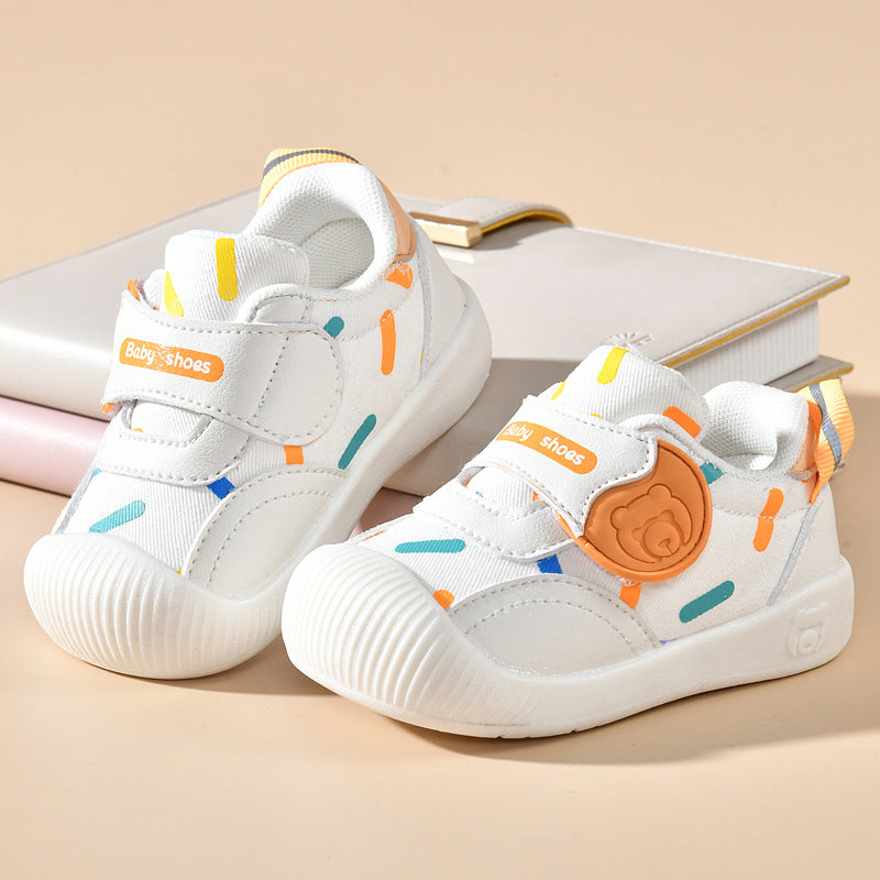 Soft Soled Baby Shoes – Breathable First Walkers (0–2 Years)