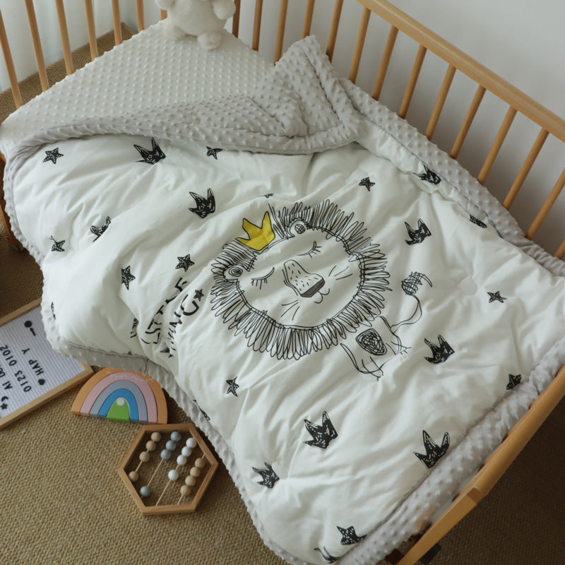 3D Lion Muslin Blanket – Multi-Purpose Baby Swaddle