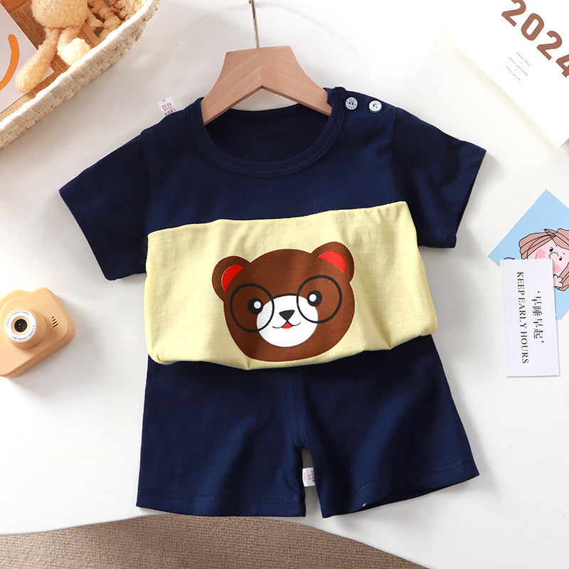 Kids Clothes Set Baby Boy/Girl T-Shirt + Shorts