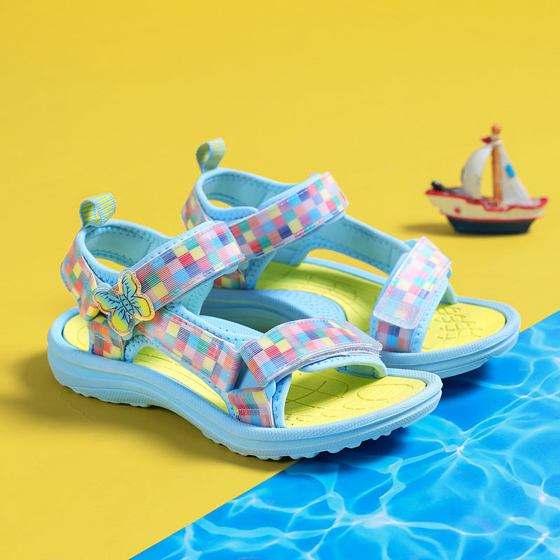 Summer Pearl Princess Sandals – Non-Slip Shoes for Baby Girls