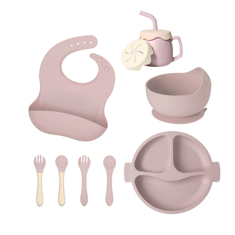 Silicone Divided Baby Plate – 3-Compartment Feeding Set for Toddlers