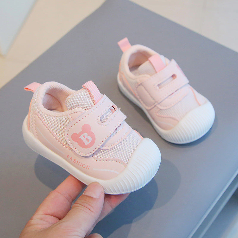 Baby Mesh Walking Shoes – Soft-Soled & Functional (0–2 Years)