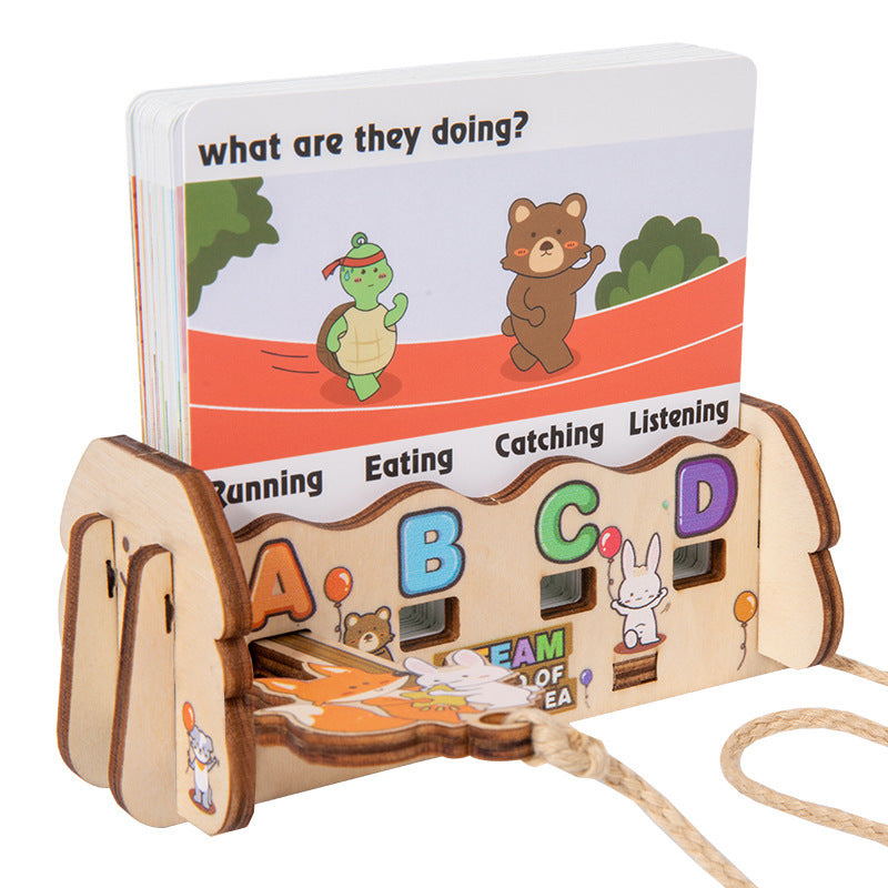 Alphabet Word Card Puzzle Game – Early Learning Logic Toy for Kids