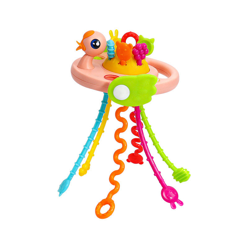 Baby Finger Pulling Toy – Soft Sensory Teether & Early Learning Fun