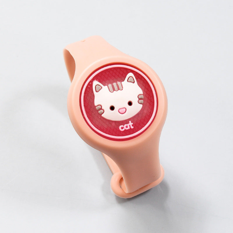 Flashing Mosquito Repellent Bracelet – Cute LED Bug-Repelling Watch