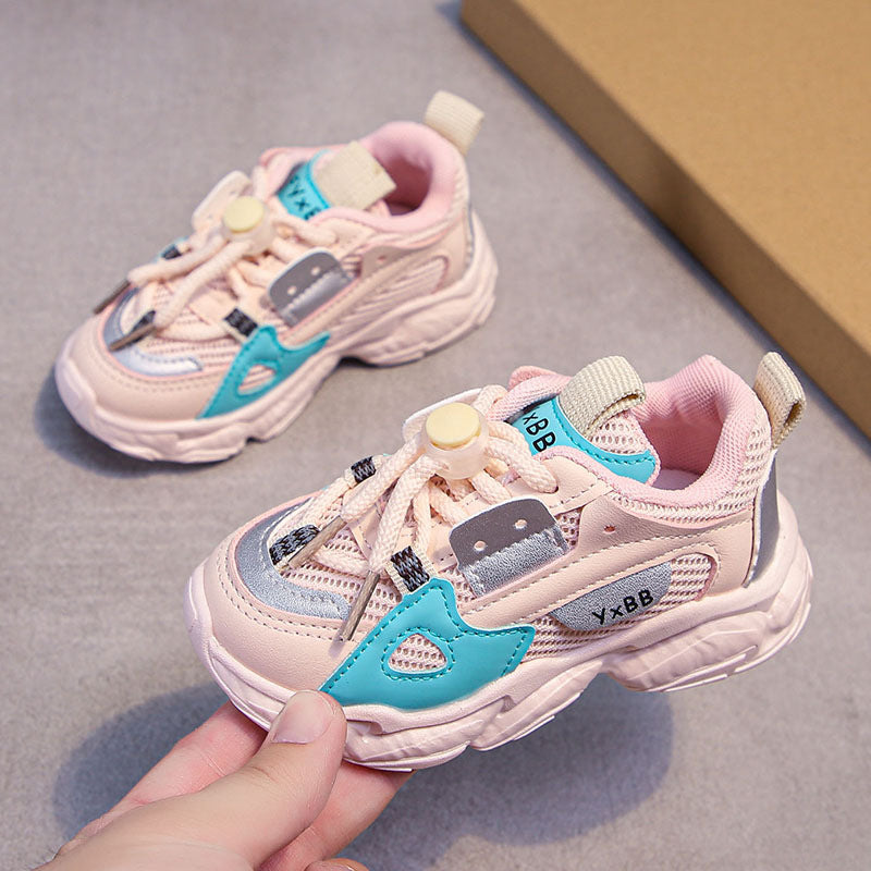 2025 Trendy Mesh Sports Shoes for Kids – Breathable & Casual “Dad Style”