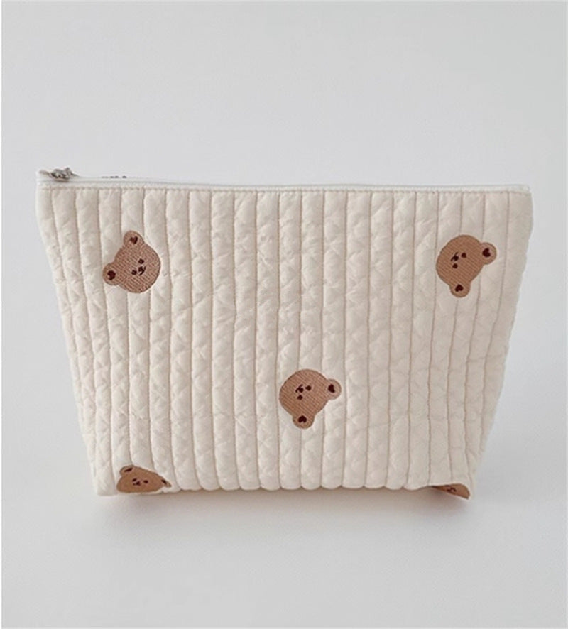 Bear-Themed Stroller Organizer – Compact Mommy Bag