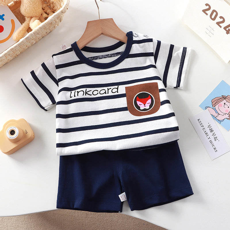 Kids Clothes Set Baby Boy/Girl T-Shirt + Shorts