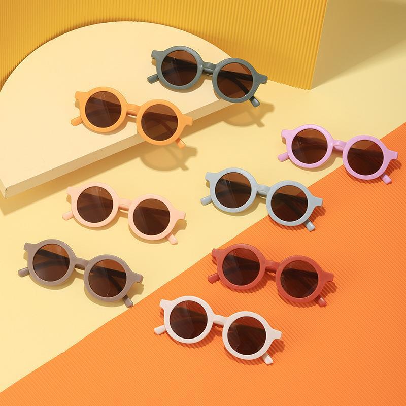 Round Frame Kids Sunglasses – UV Protection for Ages 1–7