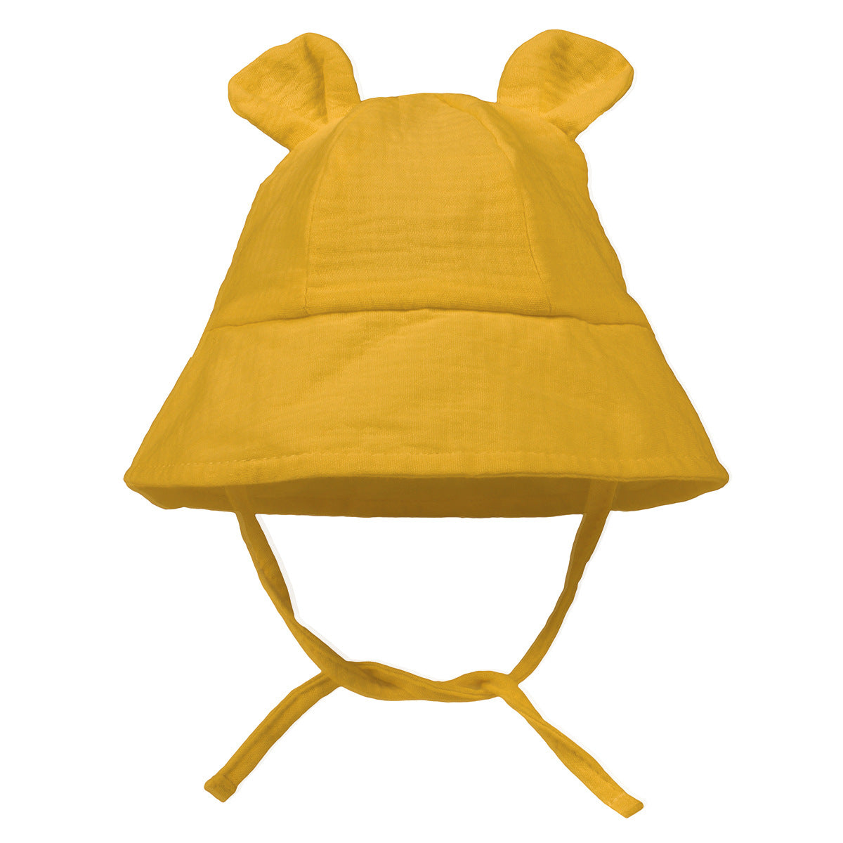 Cute Baby Bear Cotton Sun Hat – Infant Summer Cartoon Fisherman Hat with UV Protection