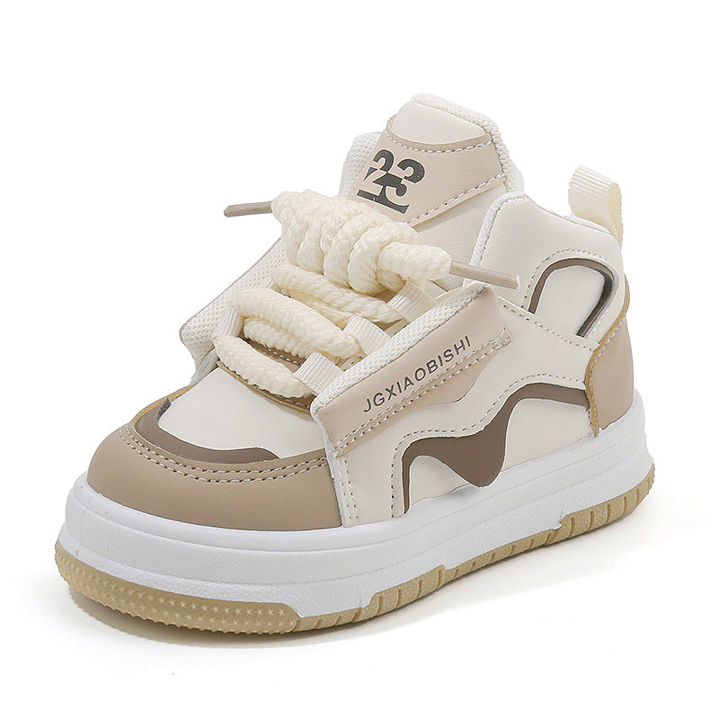 Spring/Autumn Kids’ Sports Shoes – Dopamine Style, High Tops & Casual Board Shoes