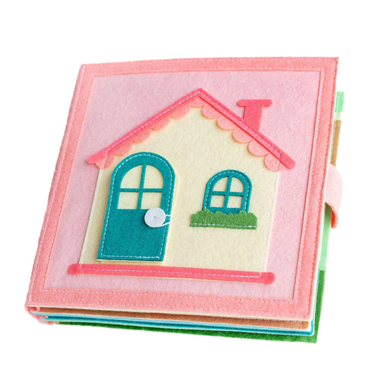 Montessori Baby Cloth Book – Soft Felt Quiet Book for Early Learning