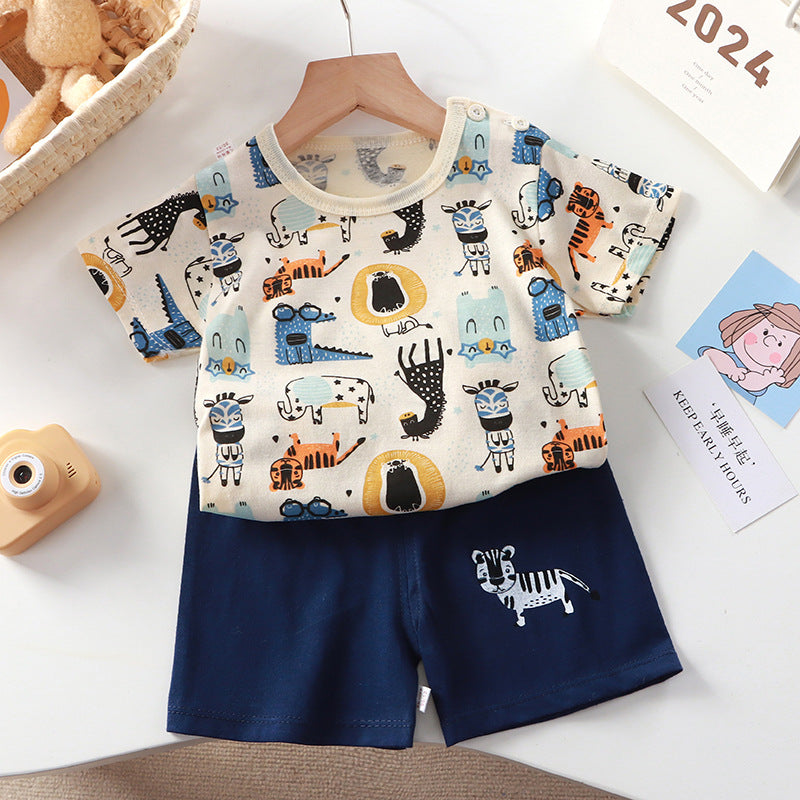 Kids Clothes Set Baby Boy/Girl T-Shirt + Shorts