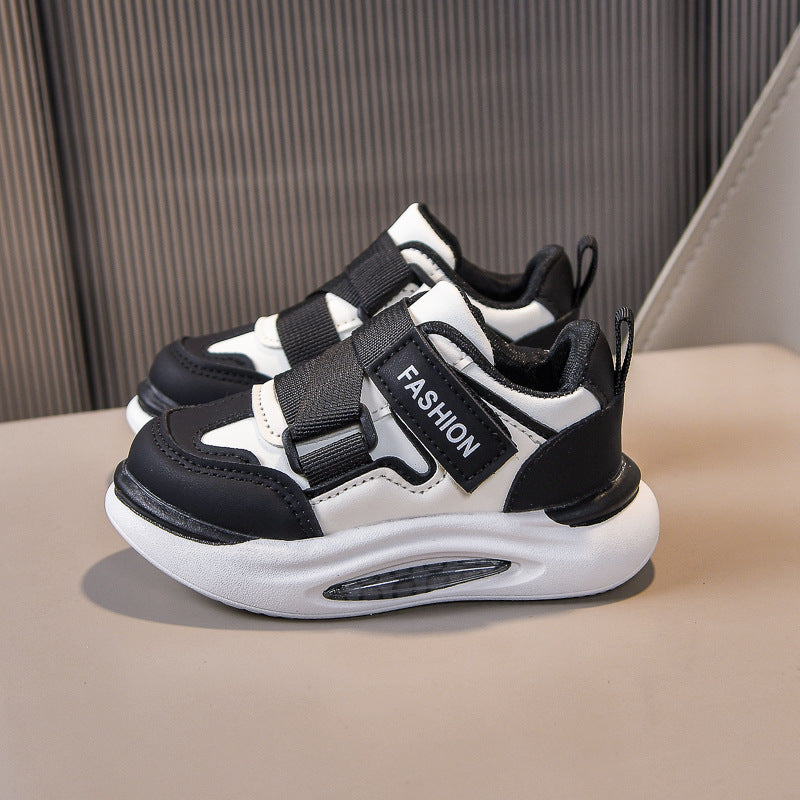 2025 Leather Sports Shoes for Kids – Soft Sole Running Shoes